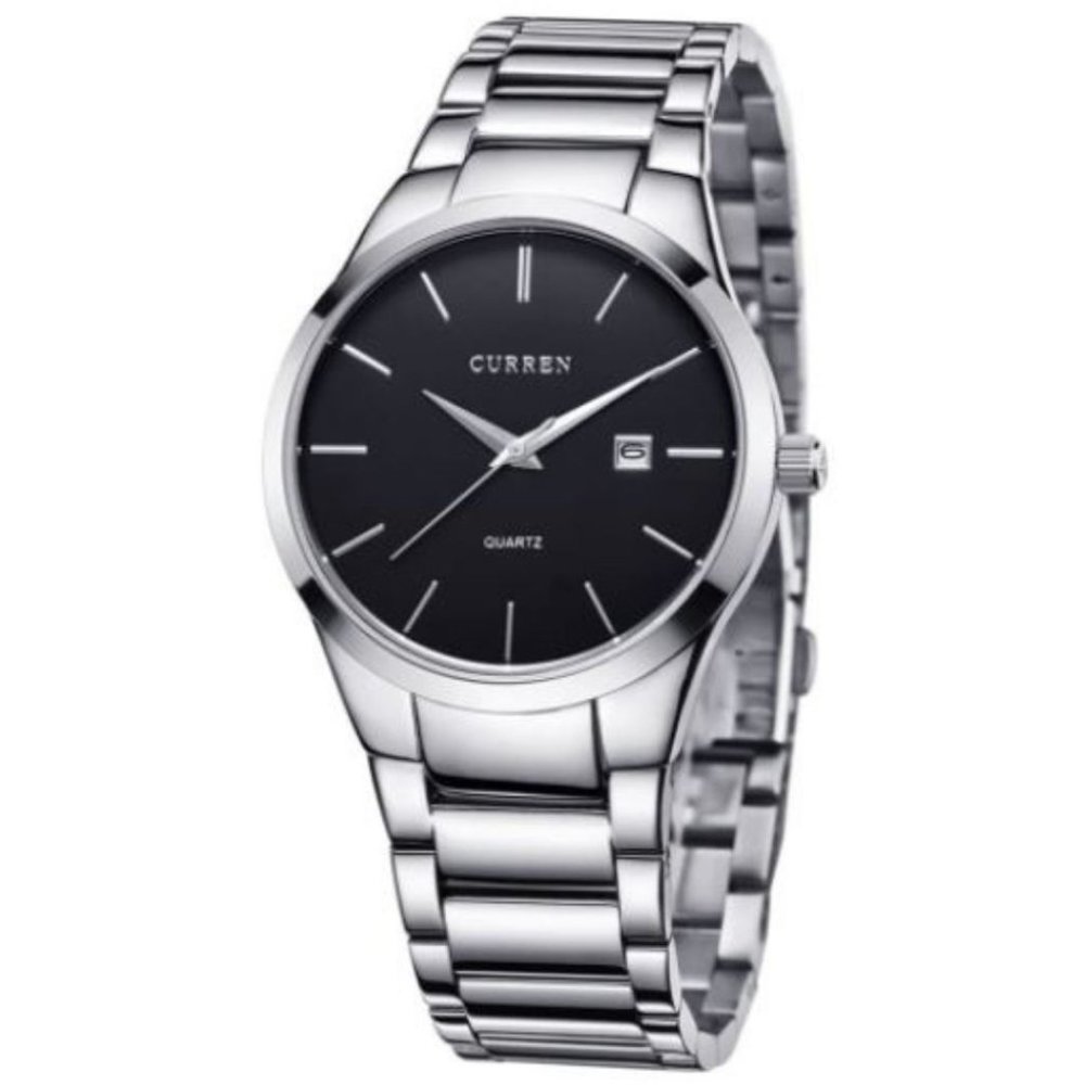 Men's Wrist Watch Classic Steel Band